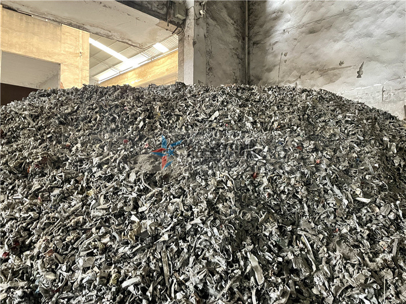 斷橋鋁破碎機廢鋁破碎料效果